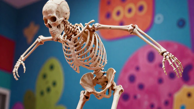 Qué son los sistemas locomotor y sus funciones y cuidados 4 Es una ilustración educativa moderna del esqueleto humano