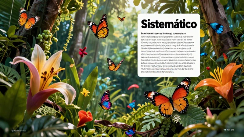 La sistemática estudia la biodiversidad esencial