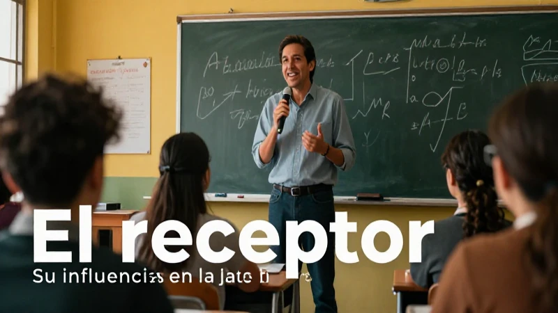 El receptor influye en la interpretación educativa