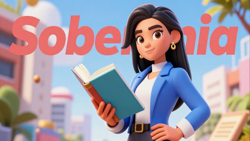 Retrato vibrante de Soberbia, mujer académica