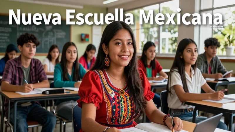 Estudiantes mexicanos celebran la cultura en un entorno moderno