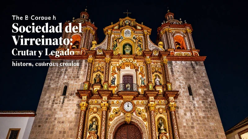 Conoce la Sociedad del Virreinato: historia, cultura y legado 4 Arte colonial vibrante muestra el legado del Virreinato