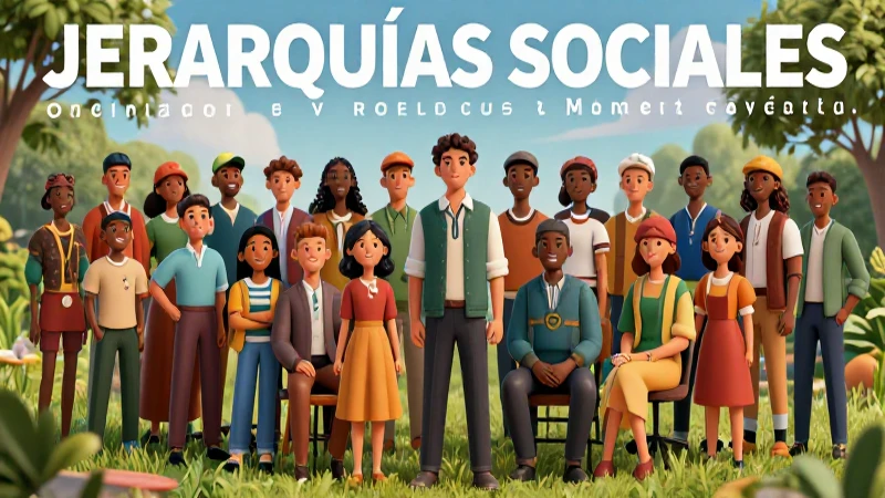 Sociedades jerarquizadas con roles y figuras centrales