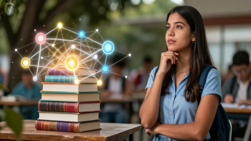 Sociología: concepto, origen, importancia y características 3 Estudiante mexicano piensa sobre red de conocimientos
