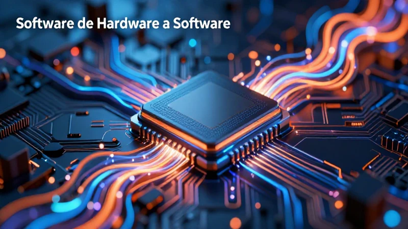 Hardware y Software: Concepto, Funciones y Ejemplos Clave 5 Software y hardware se unen en una composición digital avanzada