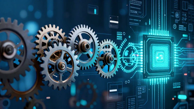 Software y Hardware: 30 Ejemplos Esenciales y Prácticos 8 Evolución tecnológica vibrante de engranajes a chips