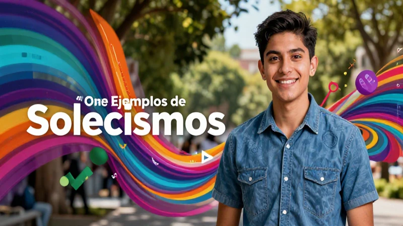Portada de revista moderna sobre solecismos