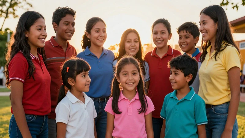 Qué es la solidaridad y cuáles son algunos ejemplos y frases 5 Niños mexicanos vibrantes colaboran en luz dorada