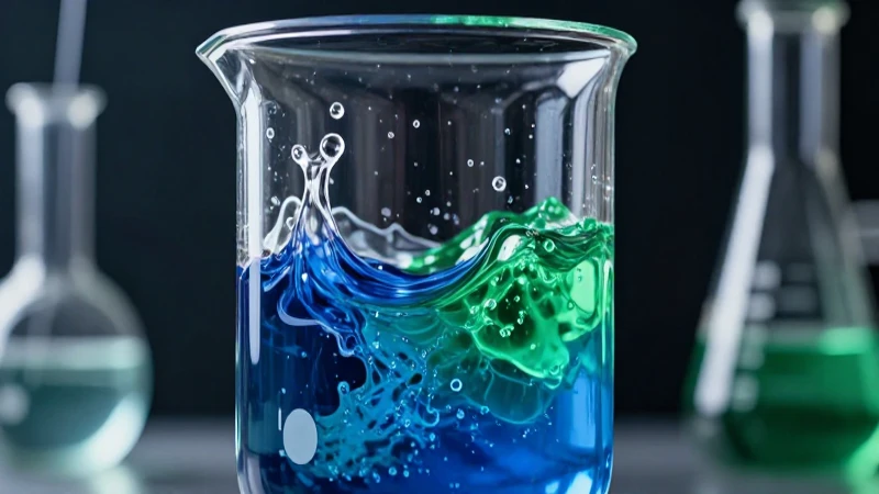 Fluidos dinámicos en frascos modernos, vibrantes y detallados