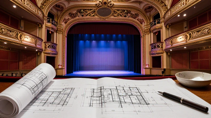 Escenario histórico, diseño y restauración teatral