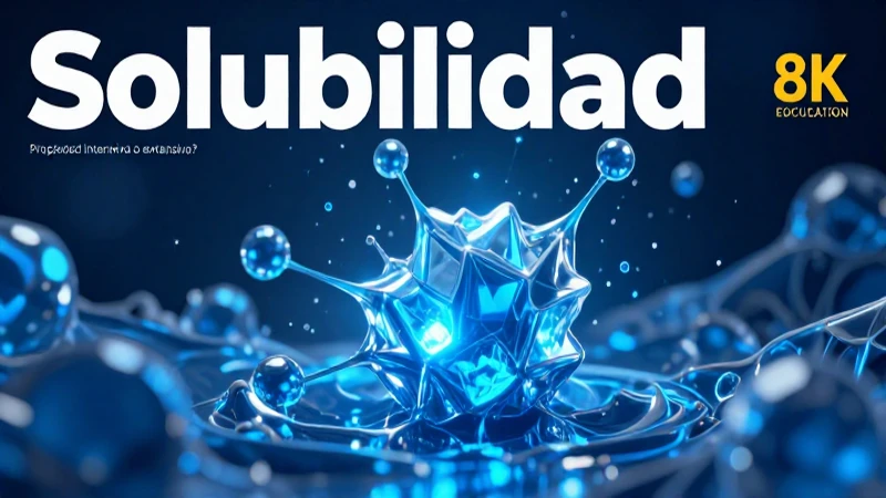 Solubilidad: Propiedad intensiva o extensiva? Análisis completo 5 Solubilidad: ¿Intensiva o extensiva?