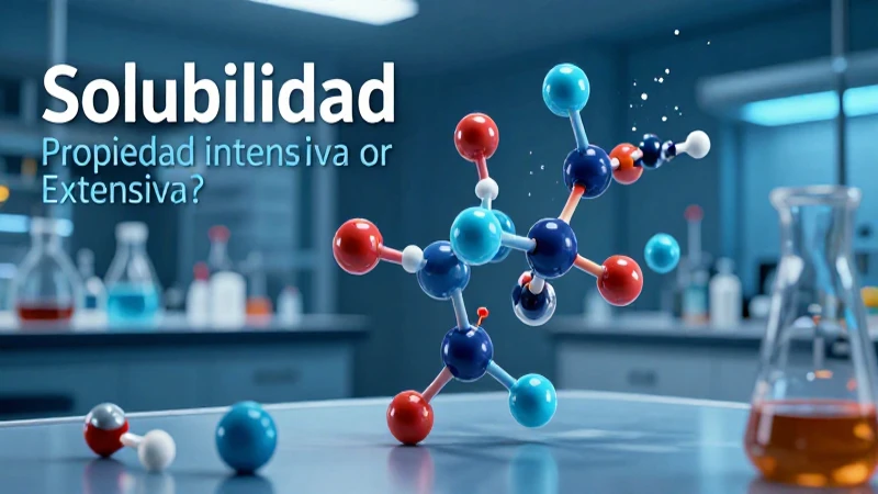 Solubilidad: Propiedad intensiva o extensiva? Análisis completo 6 Solubilidad: ¿propiedad intensiva o extensiva?