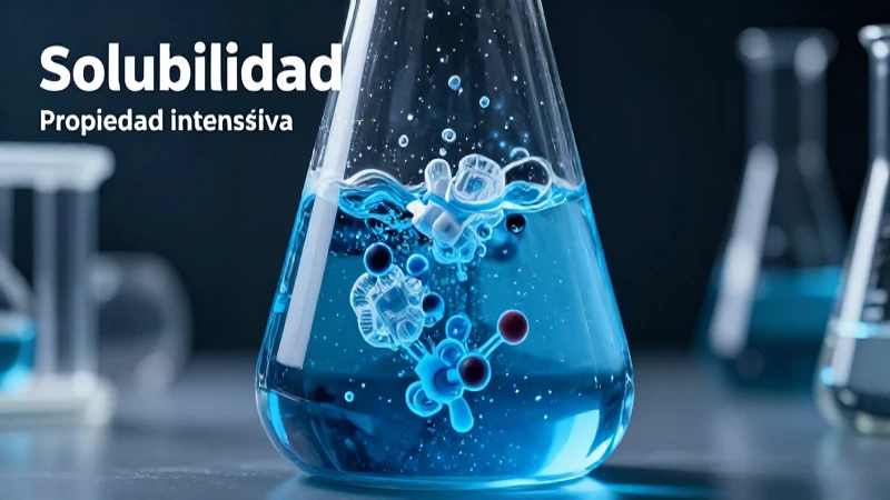 Solubilidad: Propiedad intensiva o extensiva? Análisis completo 4 Análisis científico de la solubilidad