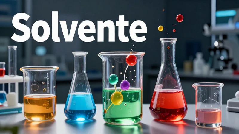 Solventes de laboratorio: uso, química y estética visual