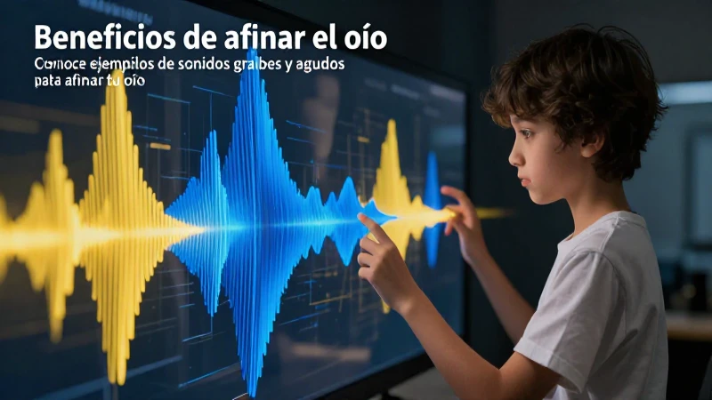 Afinar el oído: sonidos graves y agudos