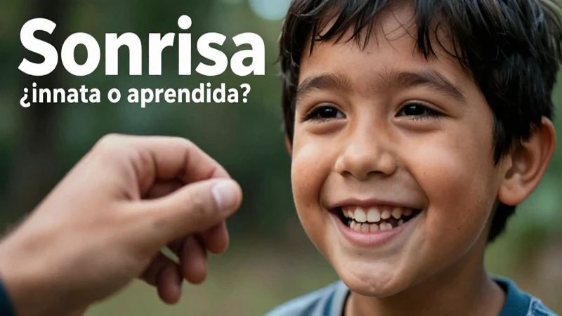Sonrisa infantil, ¿innata o aprendida?