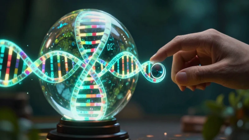   Ojo futurista, manos ancestrales y ciencia
