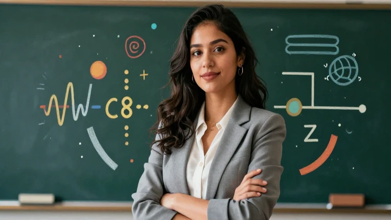 Soslayar: Definición y Concepto Explicado en Detalle 8 Retrato de educadora mexicana moderna y segura