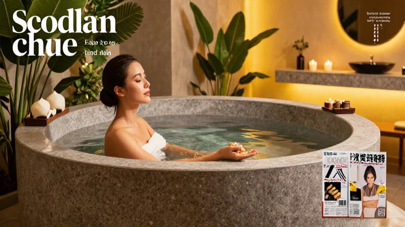 Serena mujer en spa lujoso