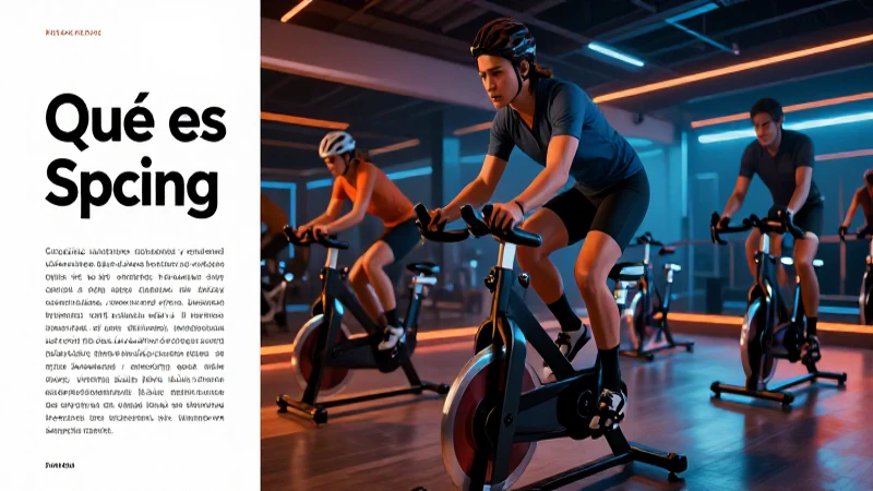 Spinning: Qué es, características, beneficios y ventajas 4 Dinámica ilustración de Spinning y sus beneficios