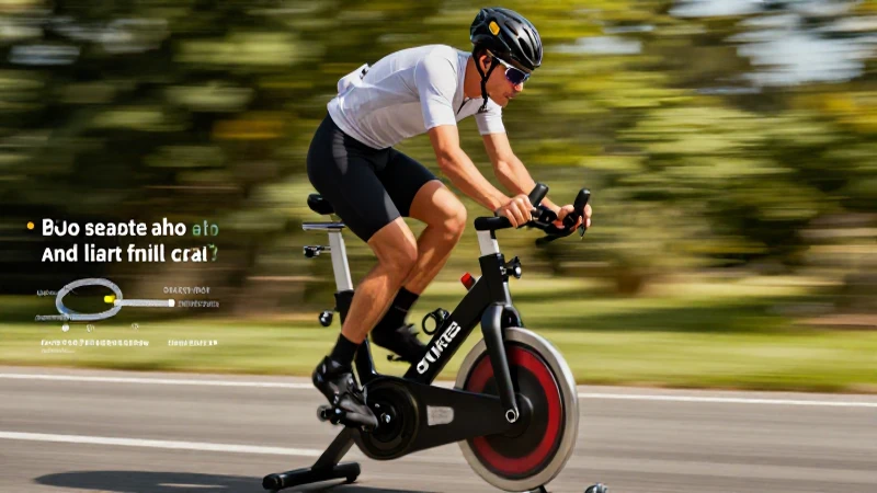Spinning: Qué es, características, beneficios y ventajas 10 Atleta en bicicleta con estética profesional y dinámica