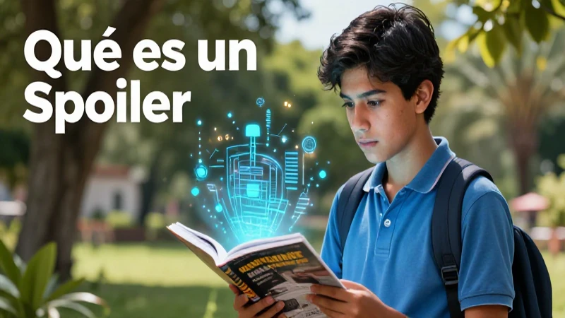 Qué es un spoiler: definición, ejemplos y concepto clave 8 Estudiante mexicano aprende sobre datos digitales