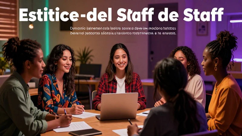 Staff: Definición, concepto y su importancia en empresas 7 Gestión de staff educativa con estilo cinematográfico