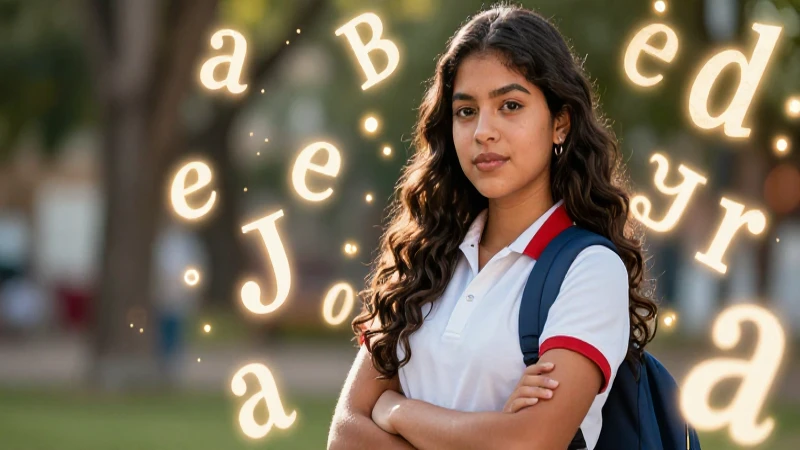 Conoces 100 ejemplos de verbos estativos en inglés 4 Estudiante mexicana vibrante con gramática abstracta