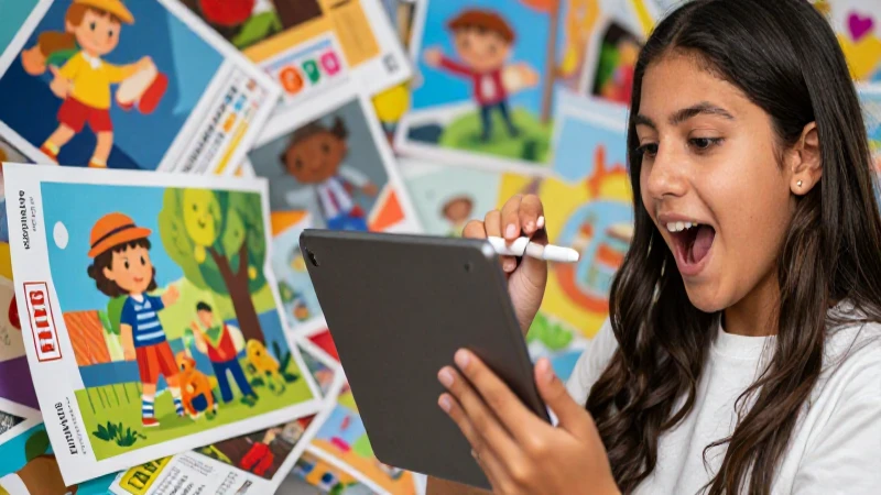 Estudiante mexicano dinámico con tablet vibrante