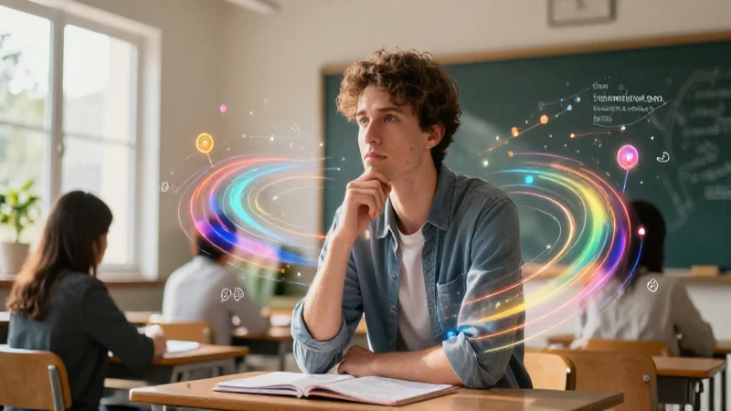 Ilustración conceptual de la subjetividad en educación