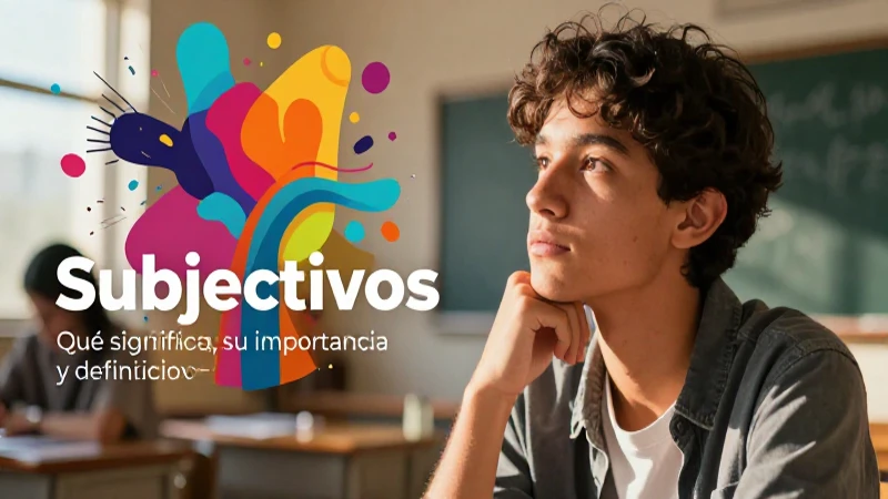 Subjetivos: Qué significa, su importancia y definición 4 La subjetividad define la experiencia humana
