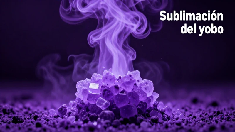 Sublimación: 15 Ejemplos Que Deberías Conocer Hoy Mismo 10 Yodo sublimándose: de sólido a gas púrpura