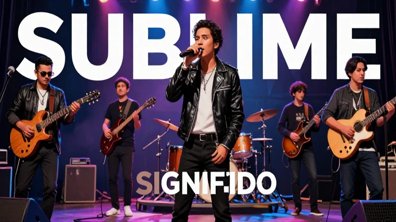 Sublime Significado: Historia, Definición y Concepto 7 Banda de músicos vibrante en estilo educativo