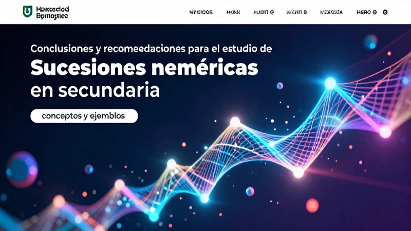 Diseño vibrante sobre sucesiones numéricas