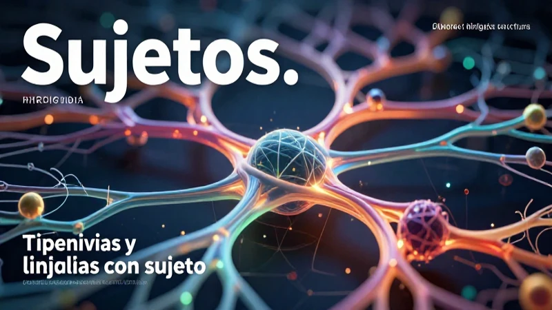 Sujetos: qué es, tipos, ejemplos y oraciones con sujeto 6 Ilustración educativa de sujeto lingüístico dinámico