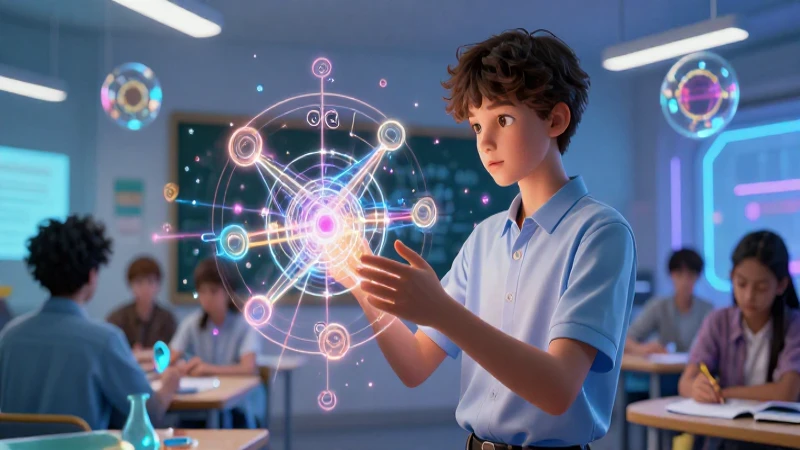 Domina la suma de potencias: Aprende la fórmula paso a paso 4 Estudiante concentrado en estructuras matemáticas brillantes