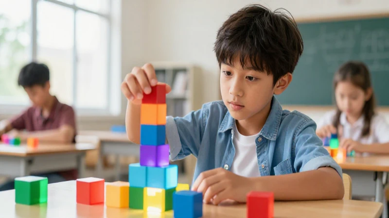 Conoce cómo hacer sumas iteradas de forma fácil y eficiente 5 Estudiante interactúa con bloques matemáticos brillantes
