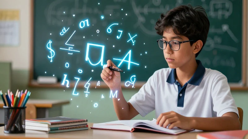 Matemáticas avanzadas con estética educativa dinámica