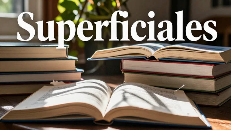 Superficiales: Definición, concepto y su importancia 7 Profundizar en conceptos es educativo