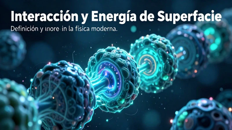 Superficie: Definición y concepto en la física moderna 8 Energía de superficie en física: conceptos visuales detallados