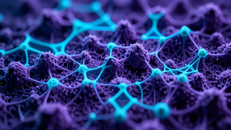 Superficie: Definición y concepto en la física moderna 6 Nanogeometría abstracta vibrante y detallada