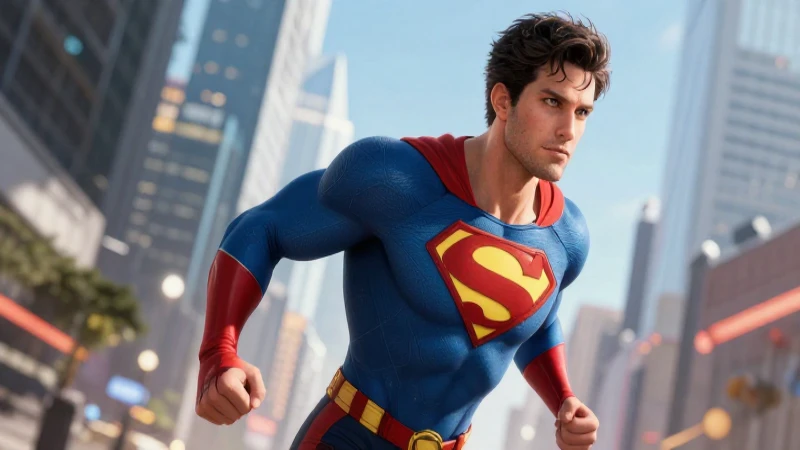 Ilustración de superhéroes detallada y cinematográfica