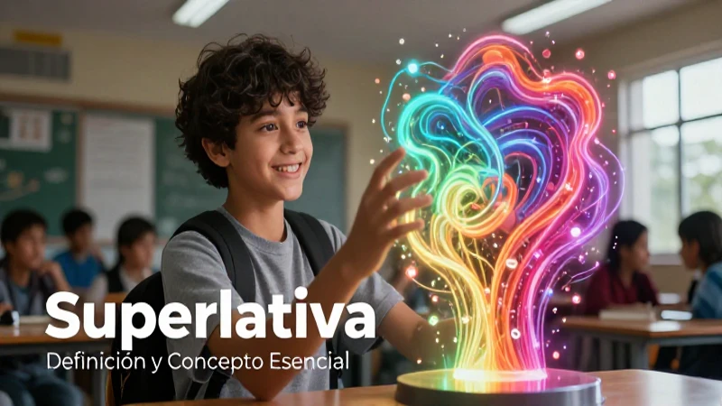 Imagen educativa sobre la superlativa