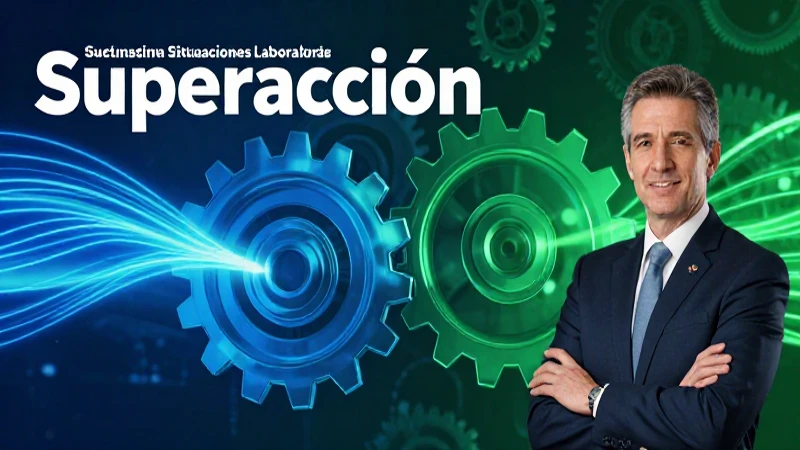 Ilustración profesional sobre superposición laboral