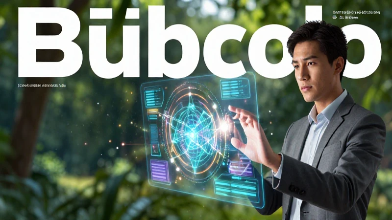 Profesional interactúa con datos holográficos vibrantes