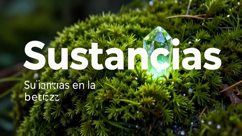 Sustancias naturales, tipos, conceptos y ejemplos
