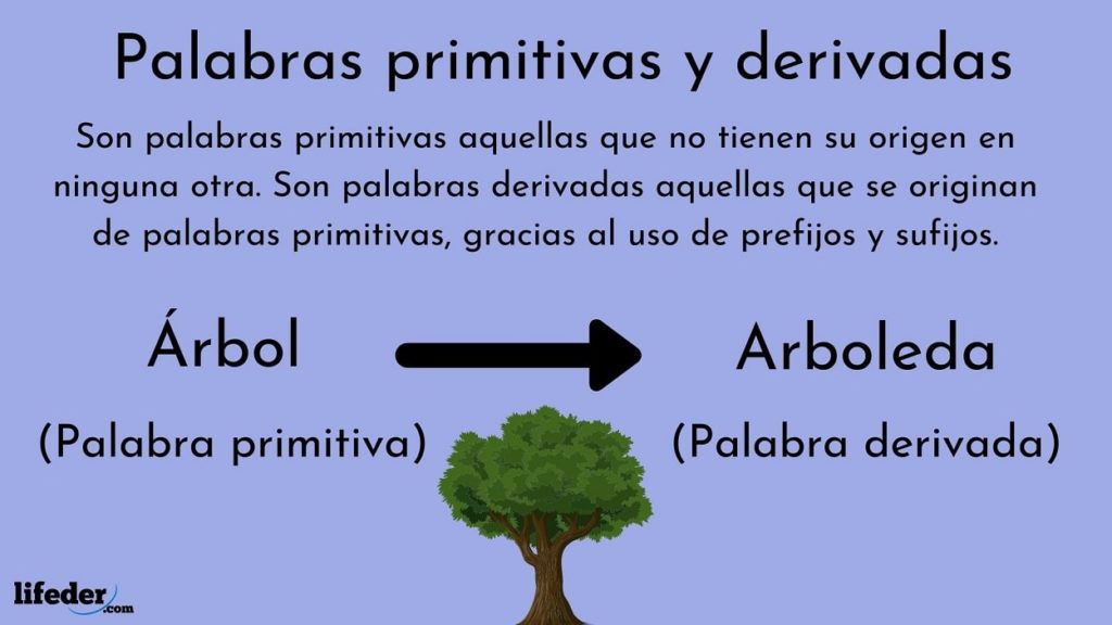 Sustantivo primitivo: 70 Ejemplos de primitivos y derivados 2 sustantivo primitivo 70 ejemplos de primitivos y derivados