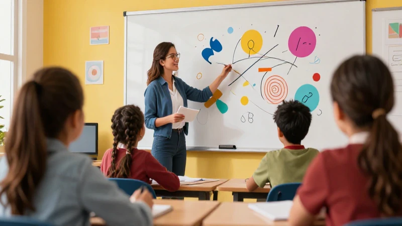 Profesor guía conceptos de lenguaje en México
