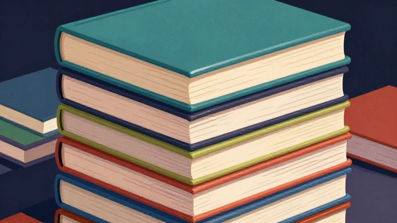 Libros de conocimiento vibrantes y estilizados