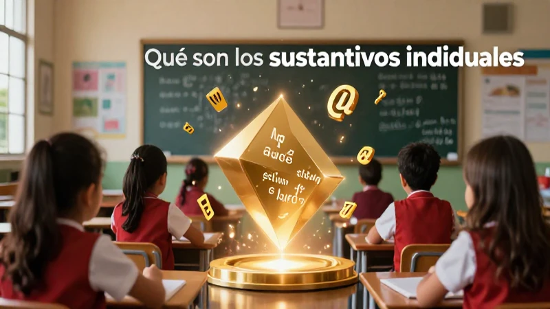 Aplicación de sustantivos en contexto educativo